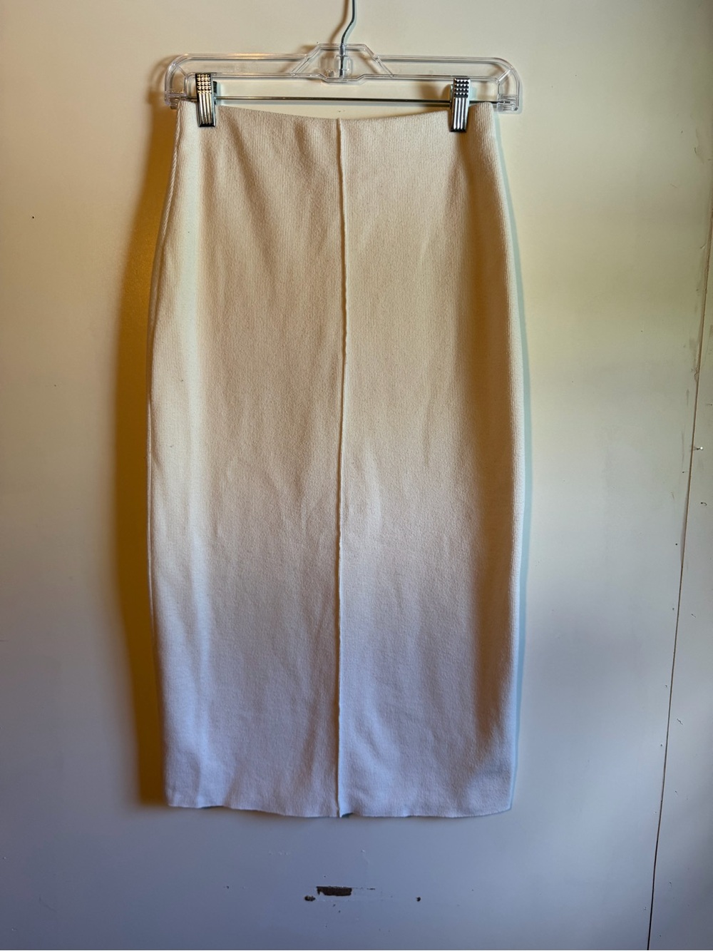 ZARA Classic White SWEATER Pencil Skirt - Women's